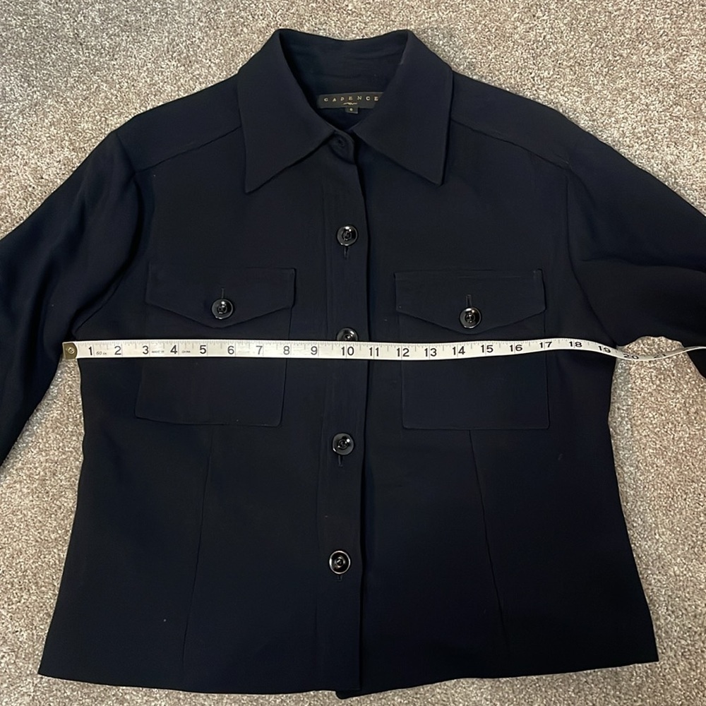 CADENCE lined collared shacket - Picture 11 of 12